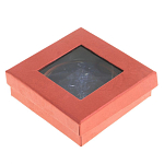 Зеркало карманное круглое двухстороннее из натурального камня Содалит в подарочной упаковке Gold Stone Mirrors варинант исполнения - 4 | Loft Concept в Уфе