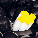 Настольная дизайнерская лампа Poltronova Passiflora Yellow Table Lamp варинант исполнения - 8 | Loft Concept в Уфе