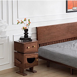 Тумбочка прикроватная с ящиком и дверцей Робот Robot Desk варинант исполнения - 8 | Loft Concept в Уфе