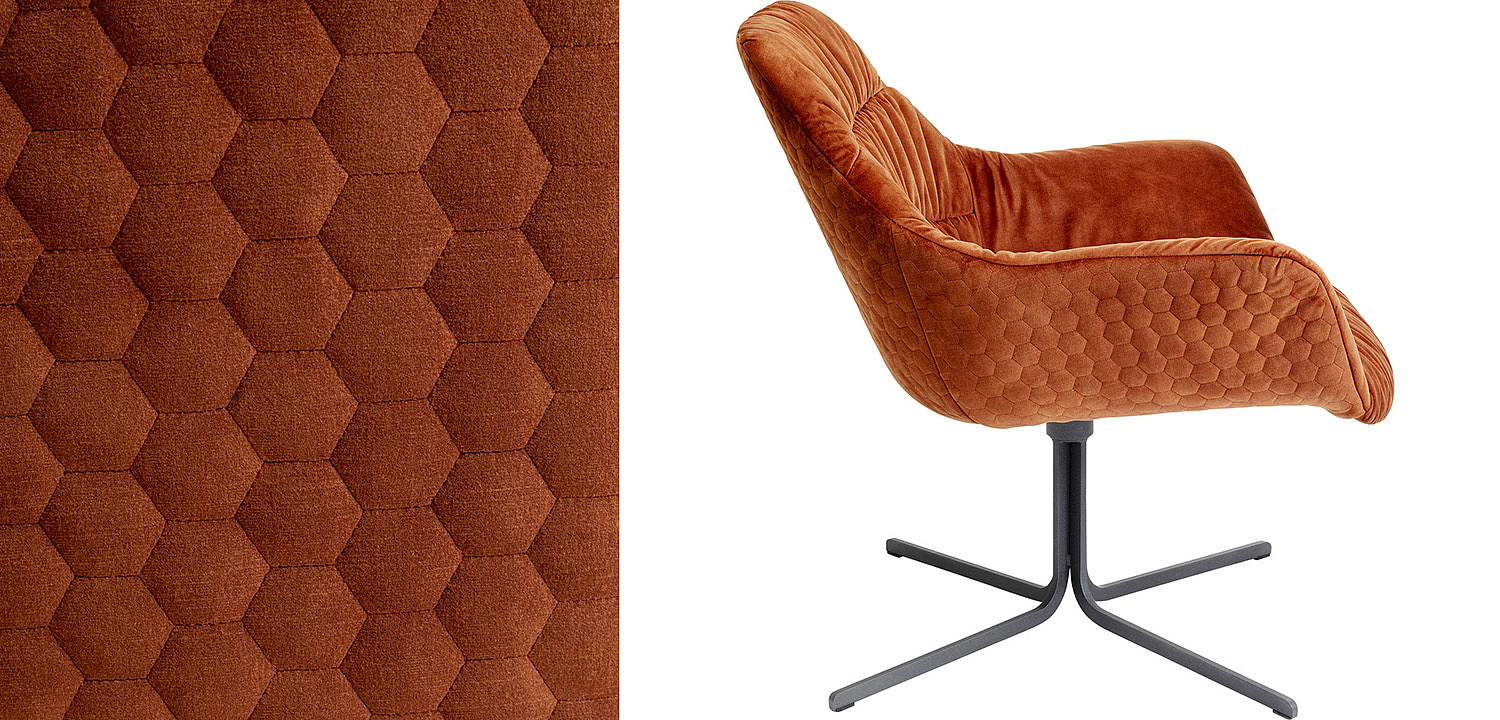 Кресло вращающееся Cinnamon Honeycomb - Loft-Concept в Уфе