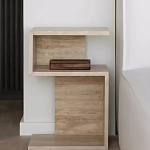 Дизайнерский журнальный стол фигурный с полками Gulip варинант исполнения - 1 | Loft Concept в Уфе