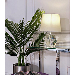 Настольная лампа с кремовым абажуром на граненном основании Crystal Facets варинант исполнения - 1 | Loft Concept в Уфе