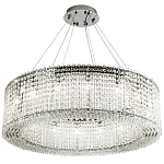 Круглая люстра с хрустальными подвесками хром Crystal Art Chrome Chandelier 16 варинант исполнения - 2 | Loft Concept в Уфе