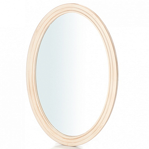 Овальное настольное зеркало бежевое Interiors Romance