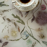 Поднос для ванны из эпоксидной смолы с цветами белая Epoxy Resin Flowers Bath Tray White варинант исполнения - 4 | Loft Concept в Уфе