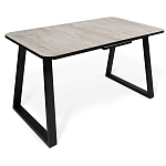 Стол обеденный раздвижной с прямоугольной бежевой столешницей Magali варинант исполнения - 1 | Loft Concept в Уфе