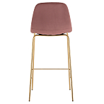 Барный стул на золотистых ножках VENDRAMIN Pink варинант исполнения - 5 | Loft Concept в Уфе