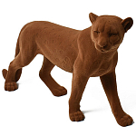 Декоративная статуэтка коричневый флок Сheetah Statuette варинант исполнения - 1 | Loft Concept в Уфе