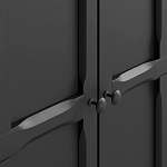 Шкаф черный Silva Black Cabinet варинант исполнения - 5 | Loft Concept в Уфе