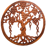 Панно из дерева Wood Panel With Trees варинант исполнения - 1 | Loft Concept в Уфе