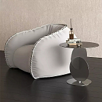 Дизайнерский журнальный стол с основанием из круглых элементов Lirod варинант исполнения - 2 | Loft Concept в Уфе