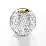 Настольная лампа с прозрачным шарообразным плафоном на цилиндрической подставке Crystal Globule варинант исполнения - 2 | Loft Concept в Уфе