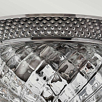 Потолочный светильник с чашеобразным плафоном из толстого волнообразного стекла и широким узорчатым основанием Hinkley варинант исполнения - 8 | Loft Concept в Уфе