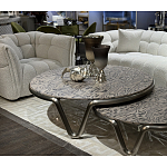 Стол журнальный круглый с узором Table Hypontic Pattern варинант исполнения - 6 | Loft Concept в Уфе