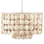 Люстра с каскадом из круглых декоративных элементов Texture Discs варинант исполнения - 3 | Loft Concept в Уфе