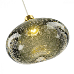 Подвесной светильник с прозрачным стеклянным плафоном округлой формы Effervia  варинант исполнения - 14 | Loft Concept в Уфе