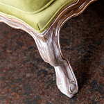 Диван из натурального бука бежевый с изображением птиц и цветов Beige Green Chinoiserie Garden Sofa варинант исполнения - 6 | Loft Concept в Уфе