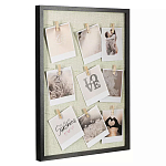 Рамка для фото с подсветкой c деревянными прищепками в комплекте Photo Backlight варинант исполнения - 1 | Loft Concept в Уфе