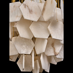 Люстра с фигурными подвесками из натурального камня Glowing Spheres варинант исполнения - 5 | Loft Concept в Уфе