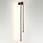 Бра черного цвета с изогнутым плафоном Luke Lampco Tracer Lamp варинант исполнения - 4 | Loft Concept в Уфе