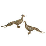 Статуэтка бронзовая пара Павлины Bronze Birds варинант исполнения - 1 | Loft Concept в Уфе