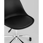 Офисный стул на металлическом основании EGGERY Black пластик варинант исполнения - 2 | Loft Concept в Уфе