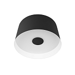 Потолочный светильник с цилиндрическим черным металлическим абажуром 20 Urban Dome варинант исполнения - 1 | Loft Concept в Уфе