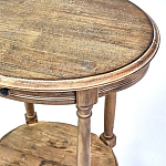 Деревянный овальный кофейный стол Margery Provence Coffee Table варинант исполнения - 4 | Loft Concept в Уфе