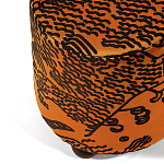 Пуф Wakonda Terracotta Tiger Mountain с Круглыми ножками  варинант исполнения - 1 | Loft Concept в Уфе