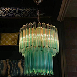 Дизайнерская люстра Blue Lagoon glass бирюзовое стекло  варинант исполнения - 4 | Loft Concept в Уфе