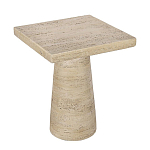 Столик приставной с квадратной столешницей Textured Cream Table варинант исполнения - 2 | Loft Concept в Уфе