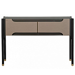 Консоль тёмно-коричневого цвета с 2-мя ящиками Gladstone варинант исполнения - 2 | Loft Concept в Уфе