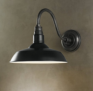 Бра Vintage Barn Sconce Black