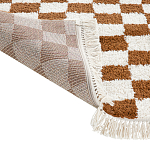 Ковер с шахматным принтом Chess Layout с эффектом шерсти варинант исполнения - 5 | Loft Concept в Уфе