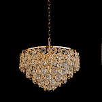 Люстра каскадная с подвесками в форме колец Galaxy of Light варинант исполнения - 4 | Loft Concept в Уфе