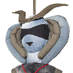 Кукла из джинсовой одежды и армейских палаток Rusalka Jeans&Tents варинант исполнения - 4 | Loft Concept в Уфе