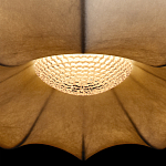 Подвесной светильник с белым фигурным абажуром и мягкими волнистыми краями Cloud Motion  варинант исполнения - 14 | Loft Concept в Уфе