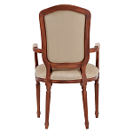 Стул с подлокотниками из натурального бука бежевый Solid Luxury варинант исполнения - 3 | Loft Concept в Уфе