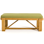 Скамья из ротанга с подушкой Mattia Rattan Bench варинант исполнения - 2 | Loft Concept в Уфе