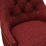 Мебельная ткань Шенилл бордовый цвет 138 см T4-23 варинант исполнения - 6 | Loft Concept в Уфе