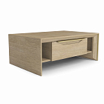 Стол журнальный с ящиками и открытыми полками Flowchart варинант исполнения - 2 | Loft Concept в Уфе