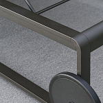 Шезлонг на металлическом каркасе с регулируемой спинкой GUELL Sunbed варинант исполнения - 6 | Loft Concept в Уфе