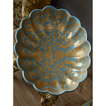 Чаша с орнаментом на бронзовых ножках в виде ангелов Eden Garden варинант исполнения - 4 | Loft Concept в Уфе