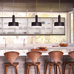 Подвесной светильник цилиндрический с белым плафоном Hinkley варинант исполнения - 11 | Loft Concept в Уфе