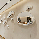 Абстрактная скульптура на стену в виде капли воды Water Outline варинант исполнения - 5 | Loft Concept в Уфе