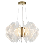 Люстра с декором в виде крупных рельефных лепестков 80 см Ethereal Bloom варинант исполнения - 4 | Loft Concept в Уфе