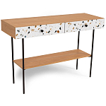 Консоль с принтом на ящиках Elise Console Table варинант исполнения - 20 | Loft Concept в Уфе