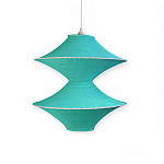 Подвесной вязаный бирюзовый светильник «Звезда Востока 02» варинант исполнения - 2 | Loft Concept в Уфе