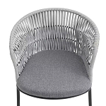 Кресло с декоративным плетением на спинке и подлокотниках Armchair Weaving варинант исполнения - 5 | Loft Concept в Уфе