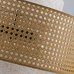 Подвесной светильник с декоративным поясом из плетеного бамбука Biuloggicu варинант исполнения - 9 | Loft Concept в Уфе